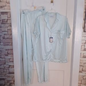 Carole PJ Set Light Green New With Tags Vintage Made In The USA size 40